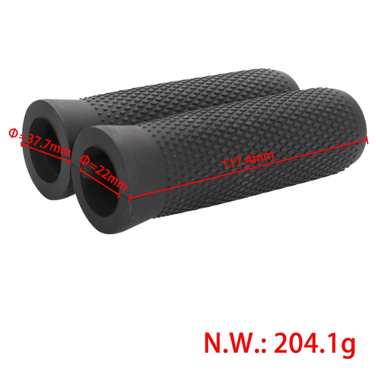 1 Pair Silicone Handbar Cover For Ninebot ES1/ES2/ES3/ES4 (Gray) - Accessories & Parts by buy2fix | Online Shopping UK | buy2fix