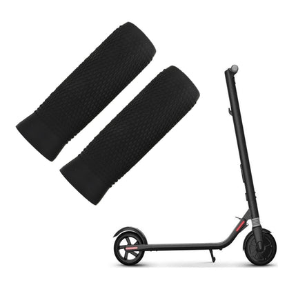 1 Pair Silicone Handbar Cover For Ninebot ES1/ES2/ES3/ES4 (Black) - Accessories & Parts by buy2fix | Online Shopping UK | buy2fix