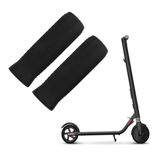 1 Pair Silicone Handbar Cover For Ninebot ES1/ES2/ES3/ES4 (Black) - Accessories & Parts by buy2fix | Online Shopping UK | buy2fix