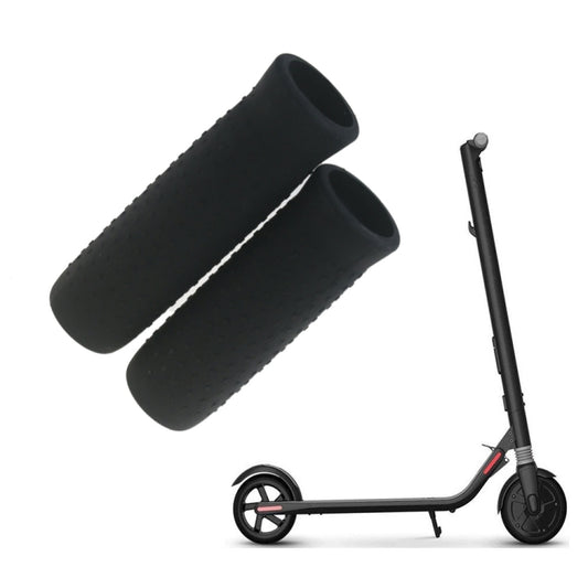 1 Pair Silicone Handbar Cover For Ninebot G30 MAX (Black) - Accessories & Parts by buy2fix | Online Shopping UK | buy2fix