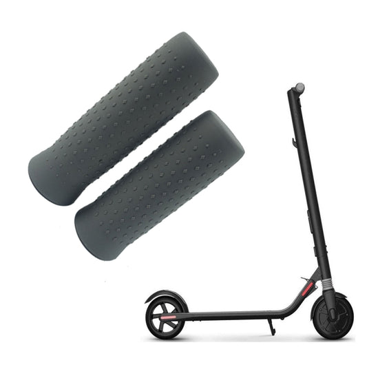 1 Pair Silicone Handbar Cover For Ninebot G30 MAX (Gray) - Accessories & Parts by buy2fix | Online Shopping UK | buy2fix