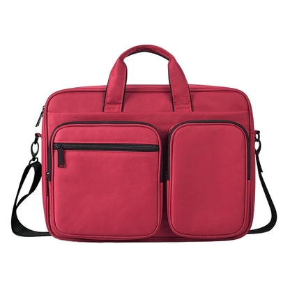 DJ02 Large Capacity Waterproof Laptop Bag, Size: 14.1-15.4 inches(Red Wine) by buy2fix