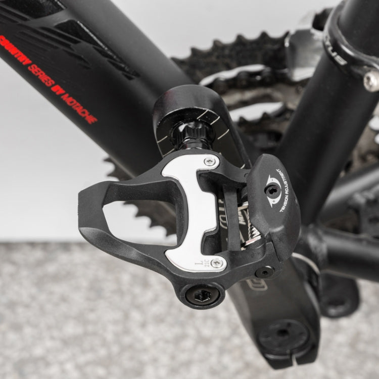 RACEWORK 01455 Road Bike Self-locking Pedals(Black) - Pedals by buy2fix | Online Shopping UK | buy2fix