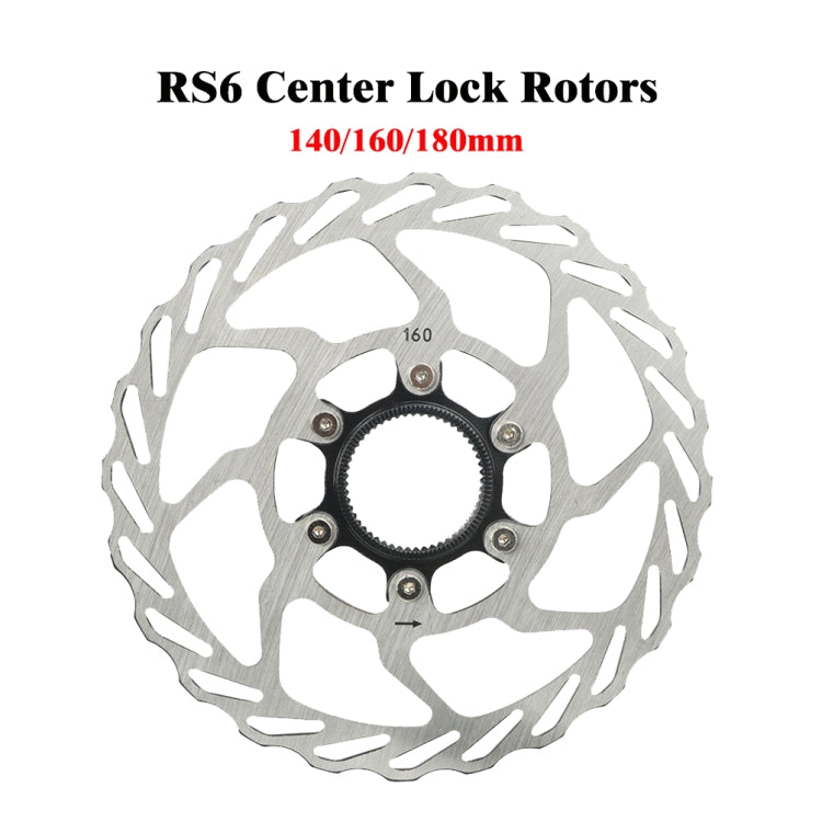 RACEWORK RS6 Mountain Bike Mid-lock Discs, Diameter: 160mm by RACEWORK