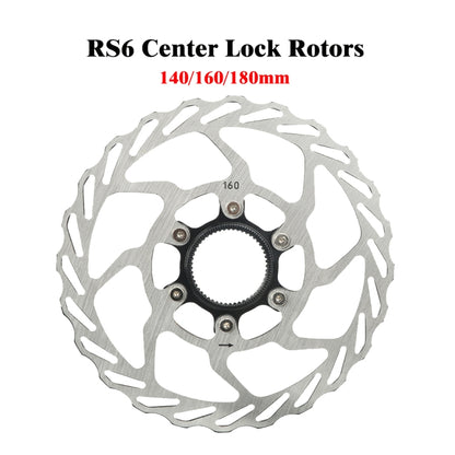 RACEWORK RS6 Mountain Bike Mid-lock Discs, Diameter: 160mm by RACEWORK