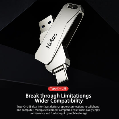 Netac U782C Type-C Dual Interface High-Speed Metal Computer USB Flash Drive, Capacity: 32GB by Netac