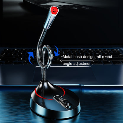 F12 Metal Hose Meeting Desktop Microphone, Spec: 3.5 Version (Black) - Microphone by buy2fix | Online Shopping UK | buy2fix
