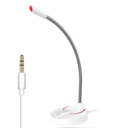 F12 Metal Hose Meeting Desktop Microphone, Spec: 3.5 Version (White) - Microphone by buy2fix | Online Shopping UK | buy2fix