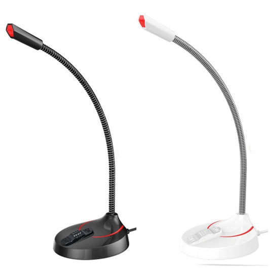 F12 Metal Hose Meeting Desktop Microphone, Spec: 3.5 Version (White) - Microphone by buy2fix | Online Shopping UK | buy2fix