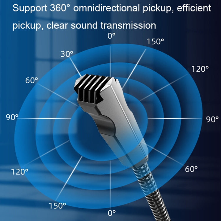 Metal Hose Meeting Desktop Microphone, Spec: USB Version (Black) - Microphone by buy2fix | Online Shopping UK | buy2fix