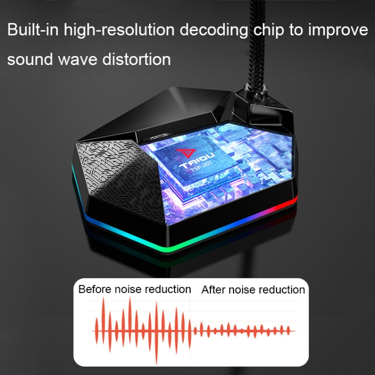 Metal Hose Meeting Desktop Microphone, Spec: USB Version (Black) - Microphone by buy2fix | Online Shopping UK | buy2fix