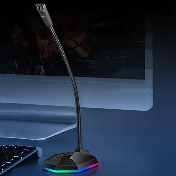 Metal Hose Meeting Desktop Microphone, Spec: USB Version (Black) - Microphone by buy2fix | Online Shopping UK | buy2fix