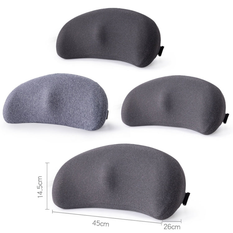 Memory Foam Car Lumbar Cushion Driving Seat Cushion(Gray) - Seat Accessories by buy2fix | Online Shopping UK | buy2fix