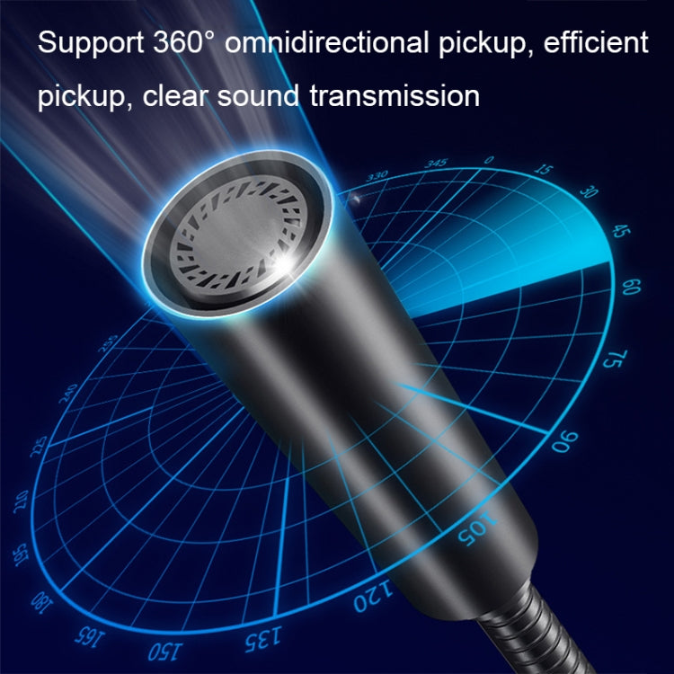 RGB Lighting Effect Computer Desktop Microphone(F3) - Microphone by buy2fix | Online Shopping UK | buy2fix