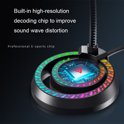 RGB Lighting Effect Computer Desktop Microphone(F3) - Microphone by buy2fix | Online Shopping UK | buy2fix