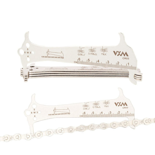 2 PCS VXM 3 In 1 Stainless Steel Mountain Bike Road Bike Chain Gauge - Maintenance tools by buy2fix | Online Shopping UK | buy2fix