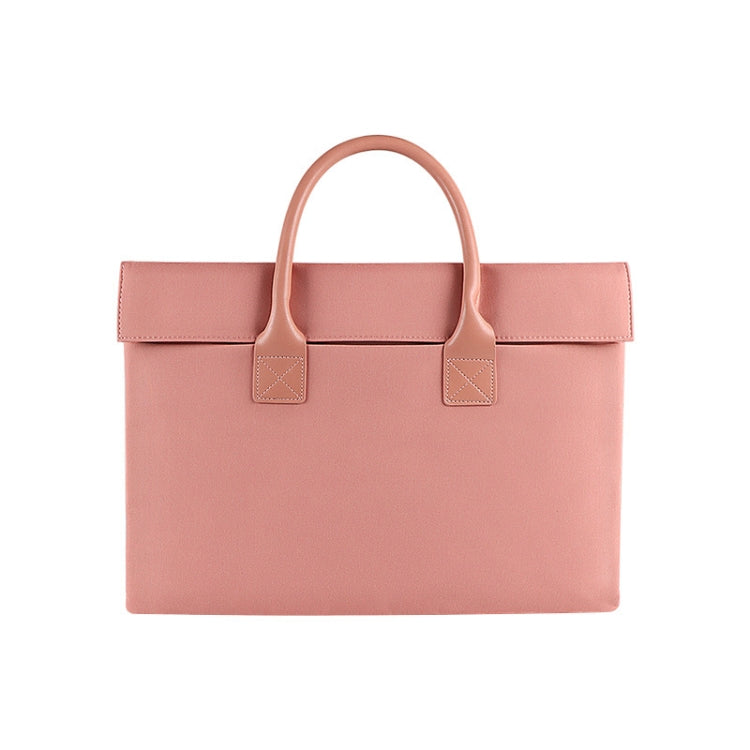 ST04 Waterproof Portable Laptop Case, Size: 14.1-15.4 inches(Beauty Pink) by buy2fix