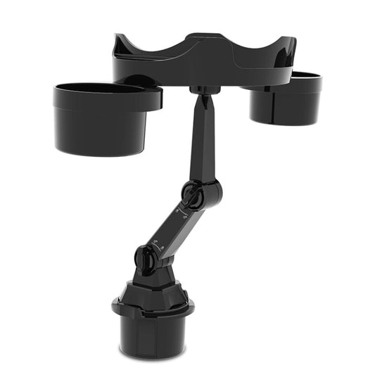 Car Water Cup Holder Dinner Plate Rack Rotatable Mobile Phone Holder(Black) - Car Drink Holders by buy2fix | Online Shopping UK | buy2fix