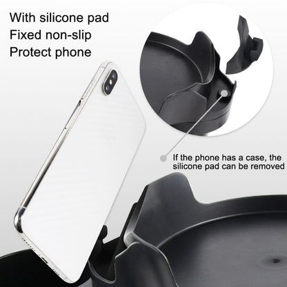 Car Water Cup Holder Dinner Plate Rack Rotatable Mobile Phone Holder(Black) - Car Drink Holders by buy2fix | Online Shopping UK | buy2fix
