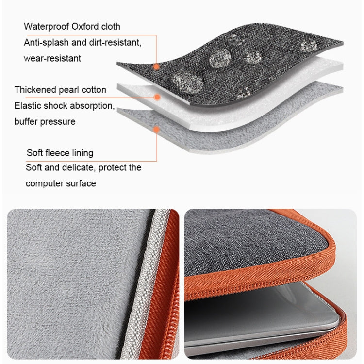 ND02 Waterproof Portable Laptop Case, Size: 15.6 inches(Mysterious Black) by buy2fix