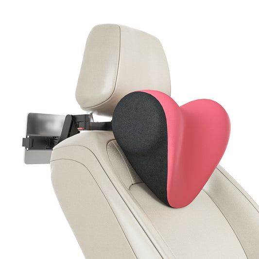 A09 Car Seat Headrest Memory Foam Comfortable Neck Pillow, Style: With Stand  (Pink) - Seat Accessories by buy2fix | Online Shopping UK | buy2fix