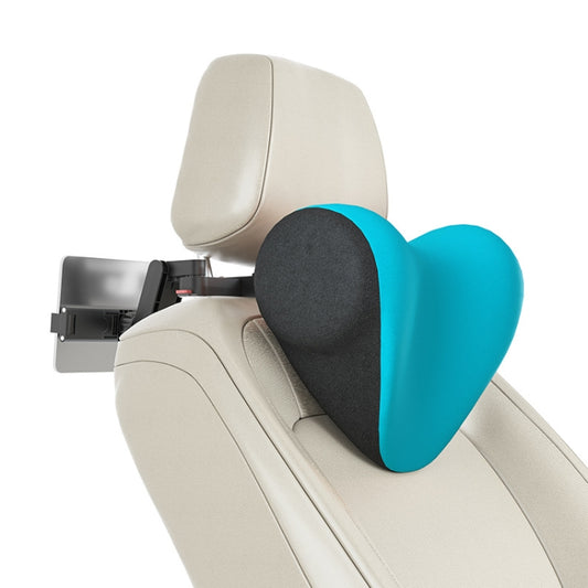 A09 Car Seat Headrest Memory Foam Comfortable Neck Pillow, Style: With Stand  (Blue) - Seat Accessories by buy2fix | Online Shopping UK | buy2fix