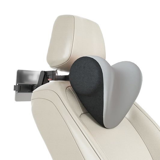 A09 Car Seat Headrest Memory Foam Comfortable Neck Pillow, Style: With Stand  (Gray) - Seat Accessories by buy2fix | Online Shopping UK | buy2fix