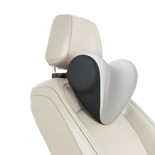 A09 Car Seat Headrest Memory Foam Comfortable Neck Pillow, Style: Without Stand (White) - Seat Accessories by buy2fix | Online Shopping UK | buy2fix