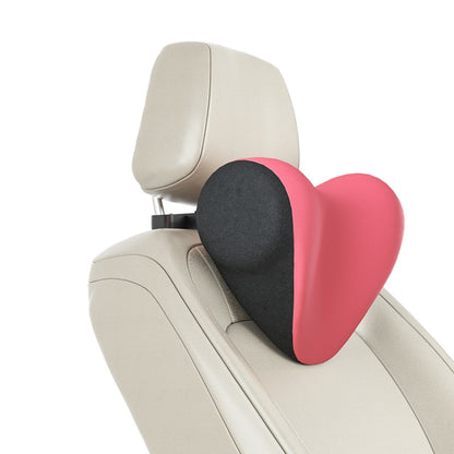 A09 Car Seat Headrest Memory Foam Comfortable Neck Pillow, Style: Without Stand (Pink) - Seat Accessories by buy2fix | Online Shopping UK | buy2fix