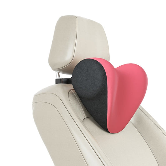 A09 Car Seat Headrest Memory Foam Comfortable Neck Pillow, Style: Without Stand (Pink) - Seat Accessories by buy2fix | Online Shopping UK | buy2fix