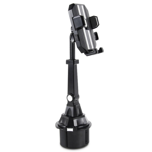 Central Control Cup Holder Adjustable Length Mobile Phone Bracket Car Navigation Bracket(Black) - Universal Car Holders by buy2fix | Online Shopping UK | buy2fix
