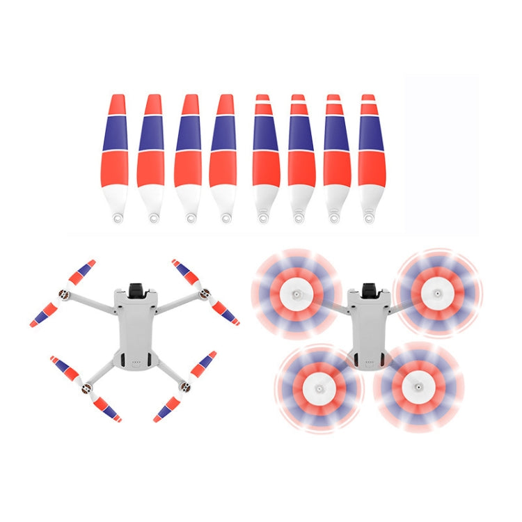 8 PCS 6030F Double Sided Colorful Low Noise Wing Propellers For DJI Mini 3 Pro, Color: Three -color - DIY Propeller by buy2fix | Online Shopping UK | buy2fix