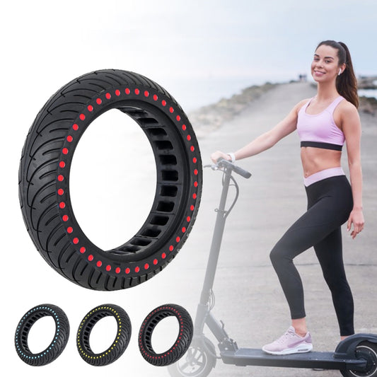 8.5 inch Color Dot Honeycomb Tire for Xiaomi Mijia M365/M365 Pro/1S(Red) - Accessories & Parts by buy2fix | Online Shopping UK | buy2fix