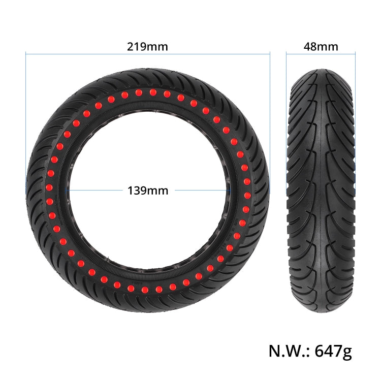 8.5 inch Color Dot Honeycomb Tire for Xiaomi Mijia M365/M365 Pro/1S(Blue) - Accessories & Parts by buy2fix | Online Shopping UK | buy2fix