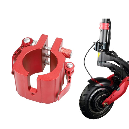 Folding Clamp For ZERO 8X 10X 11X SPEEDUAL Dualtron DT3 Thunder Electric Scooter Without Pad Red - Accessories & Parts by buy2fix | Online Shopping UK | buy2fix