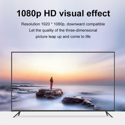 HDMI Female To VGA Male With Audio Adapter Computer Monitor TV Projector Converter(White) - Converter by buy2fix | Online Shopping UK | buy2fix