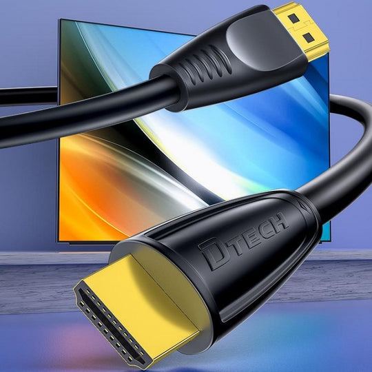 DTECH HDMI 2.0 HD Connection Cable 4K 60Hz Computer TV Connection Cable, Length: 1.5m