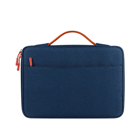 ND02S Adjustable Handle Waterproof Laptop Bag, Size: 13.3 inches(Navy Blue) by buy2fix