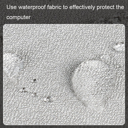 ND02S Adjustable Handle Waterproof Laptop Bag, Size: 13.3 inches(Mysterious Black) by buy2fix