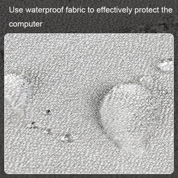 ND02S Adjustable Handle Waterproof Laptop Bag, Size: 13.3 inches(Navy Blue) by buy2fix