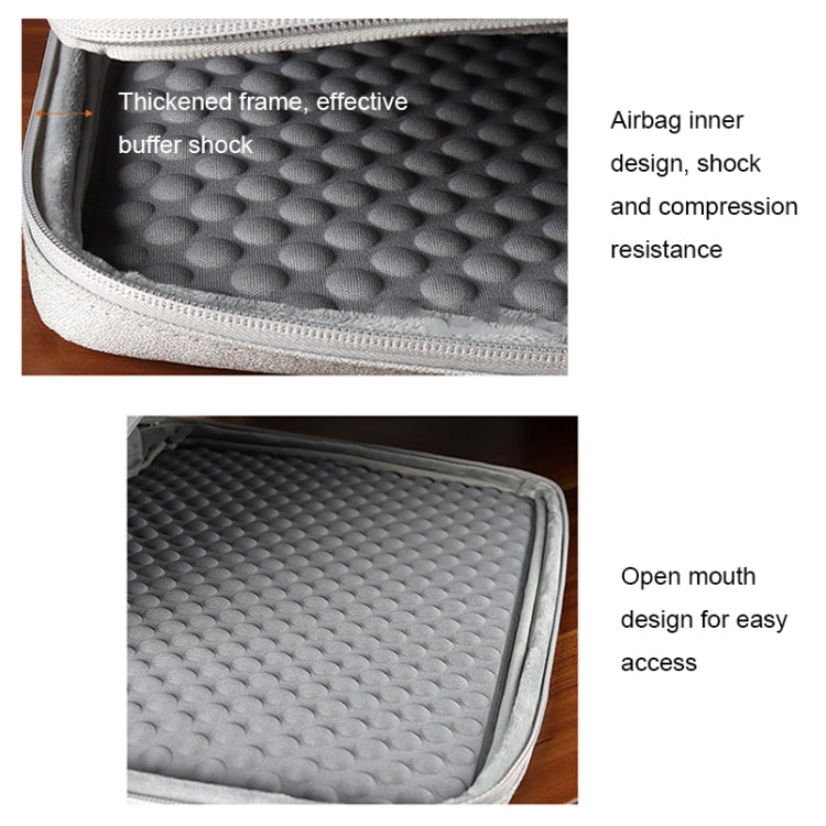 ND02S Adjustable Handle Waterproof Laptop Bag, Size: 13.3 inches(Navy Blue) by buy2fix