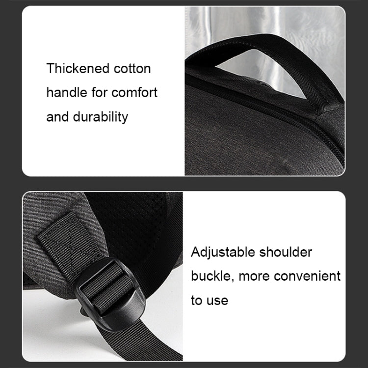 SJ08 Business Large Capacity Laptop Bag(Elegant Gray) by buy2fix