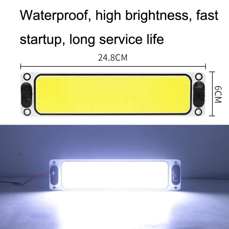 2PCS Car Cab LED Reading Light COB Truck Interior Light Dome Lamp(White Light) - Dome Lights by buy2fix | Online Shopping UK | buy2fix