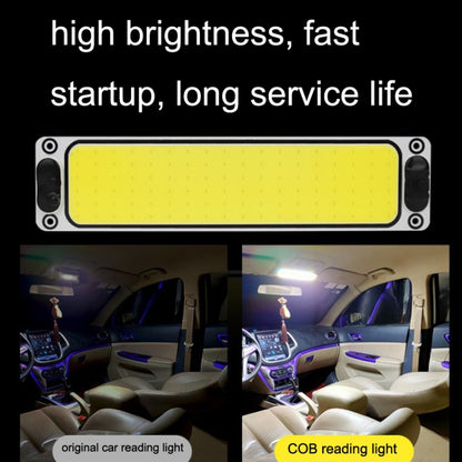 2PCS Car Cab LED Reading Light COB Truck Interior Light Dome Lamp(White Light) - Dome Lights by buy2fix | Online Shopping UK | buy2fix
