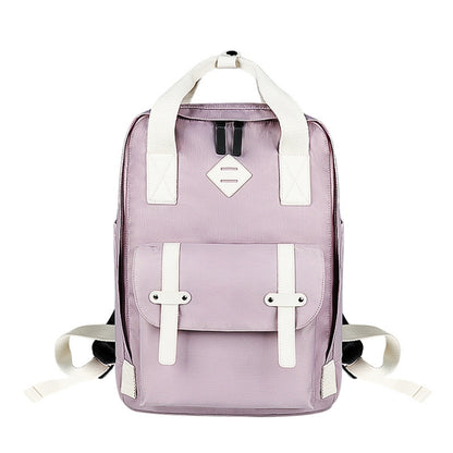 SJ05 Multifunctional Waterproof Laptop Bag, Size: 13 inch-15.6 inch(Light Purple) by buy2fix
