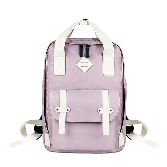 SJ05 Multifunctional Waterproof Laptop Bag, Size: 13 inch-15.6 inch(Light Purple) by buy2fix