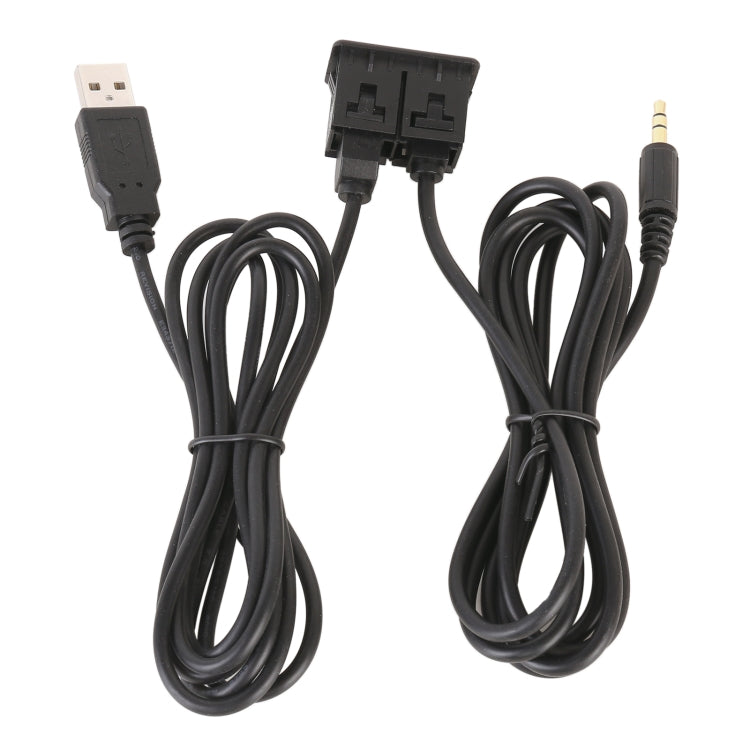 Car Universal Modified Type-C+AUX Interface Charging Use Extension Seat - DIY Cables by buy2fix | Online Shopping UK | buy2fix
