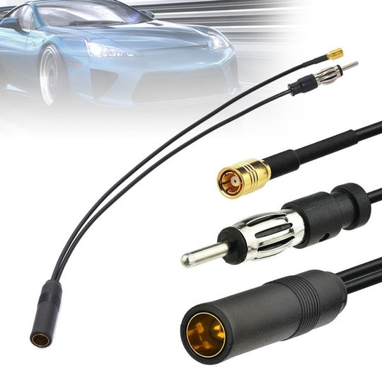 Câble adaptateur universel d'antenne DAB + FM pour voiture de 30 cm