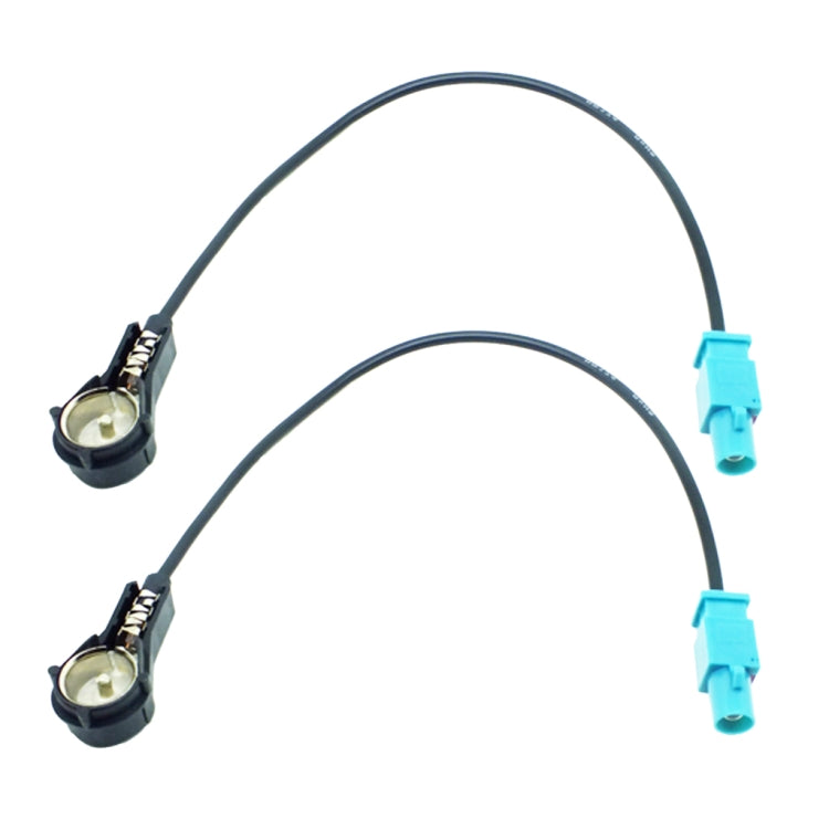 2 PCS Car ISO Female Port To FAKRA Audio Antenna Adapter Plug by buy2fix