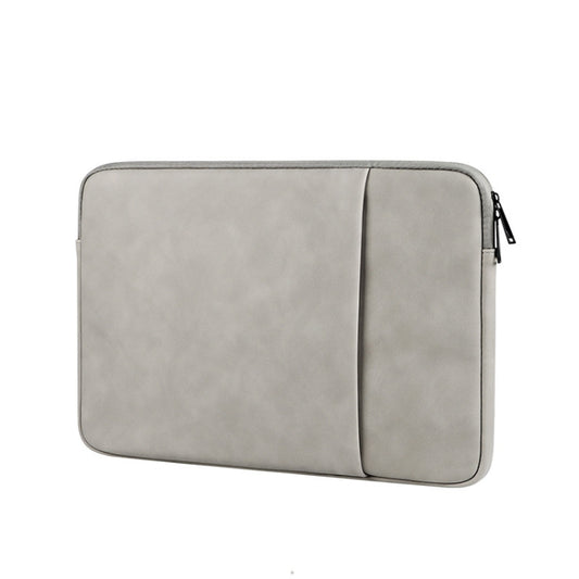 ND01DZ Double Layer Waterproof Laptop Liner Bag, Size: 14.1-15.4 inches(Light Gray) by buy2fix